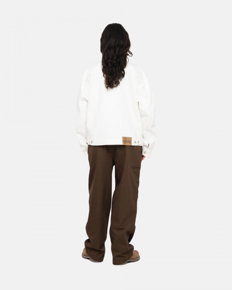 Calças Stussy Workgear Trouser Twill Feminino Marrom Portugal | AFA-1702