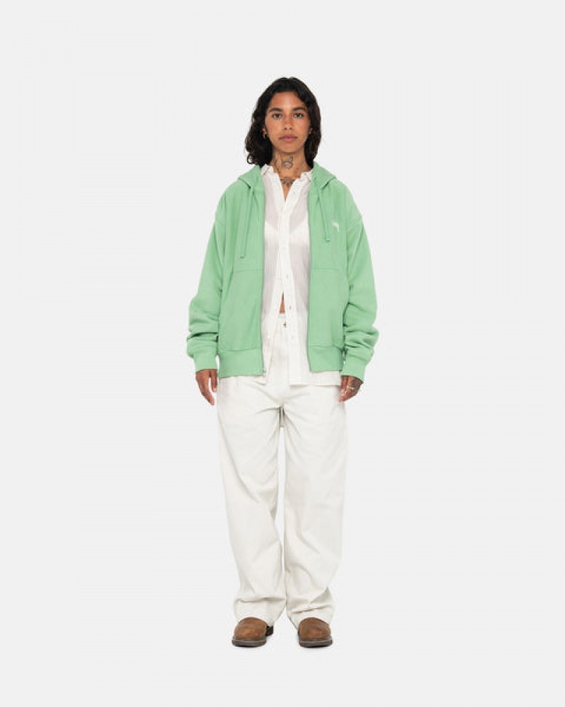 Calças Stussy Workgear Trouser Twill Feminino Branco Portugal | OXA-7635