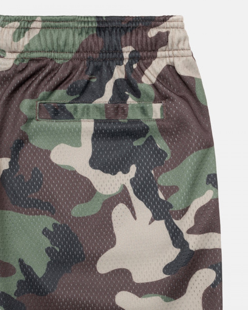 Calção Stussy 4X4 Mesh Curta Feminino Camufladas Portugal | RZD-7818