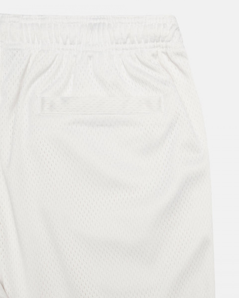 Calção Stussy 4X4 Mesh Curta Masculino Bege Portugal | KXU-0347