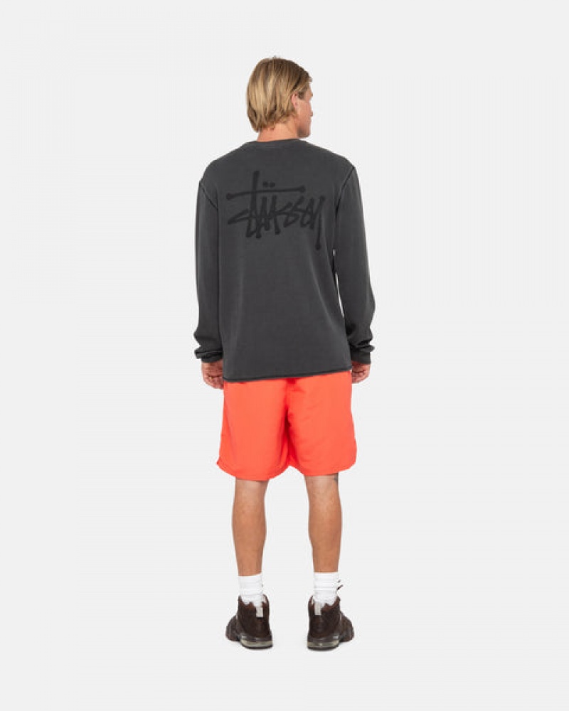 Calção Stussy Agua Curta Big Basic Feminino Coral Portugal | PJX-1719