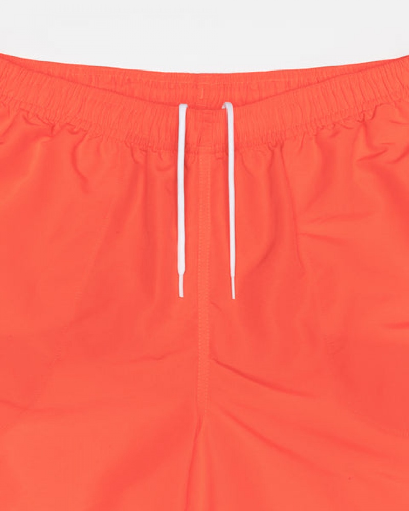 Calção Stussy Agua Curta Big Basic Feminino Coral Portugal | PJX-1719