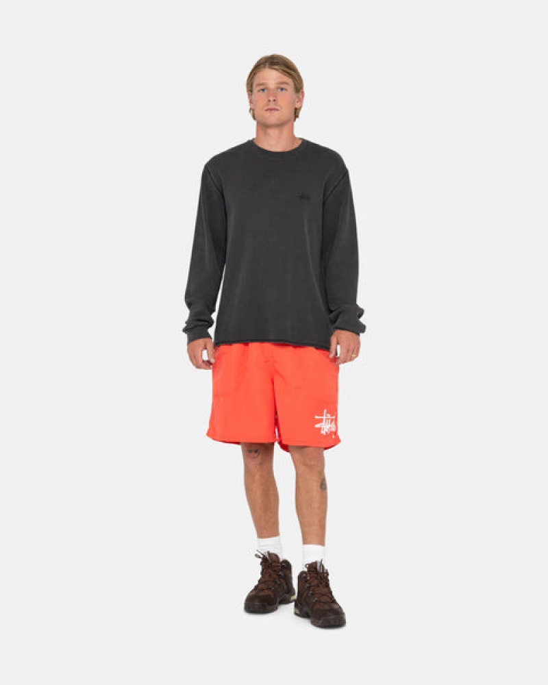 Calção Stussy Agua Curta Big Basic Feminino Coral Portugal | PJX-1719