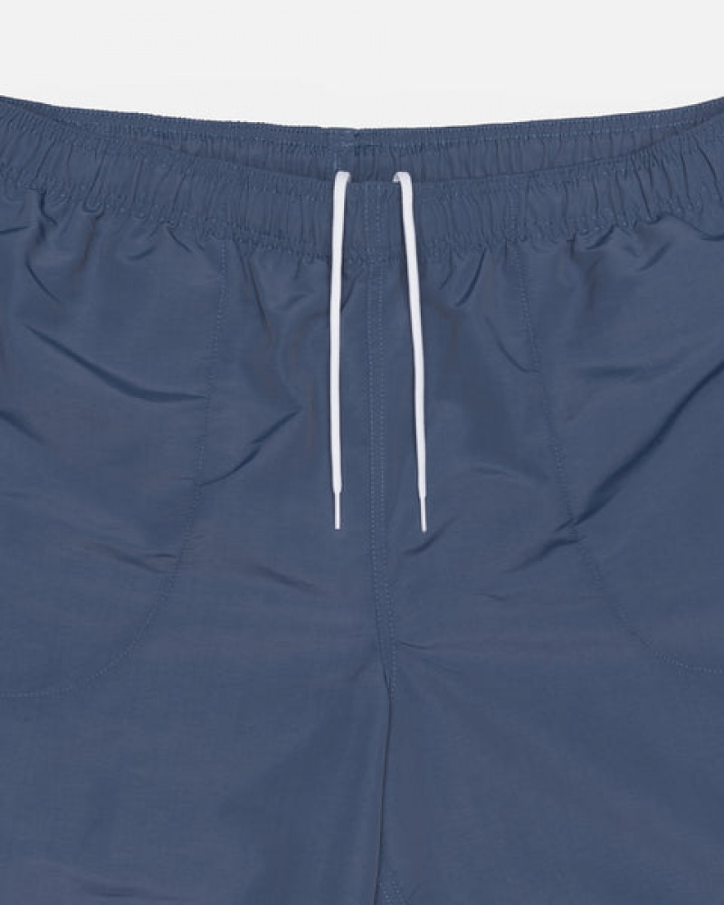 Calção Stussy Agua Curta Big Basic Feminino Azul Marinho Portugal | QEI-9169