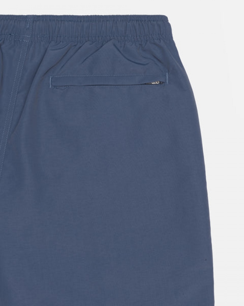 Calção Stussy Agua Curta Big Basic Feminino Azul Marinho Portugal | QEI-9169