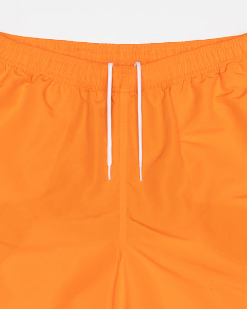 Calção Stussy Agua Curta Big Basic Feminino Laranja Portugal | FCI-2606