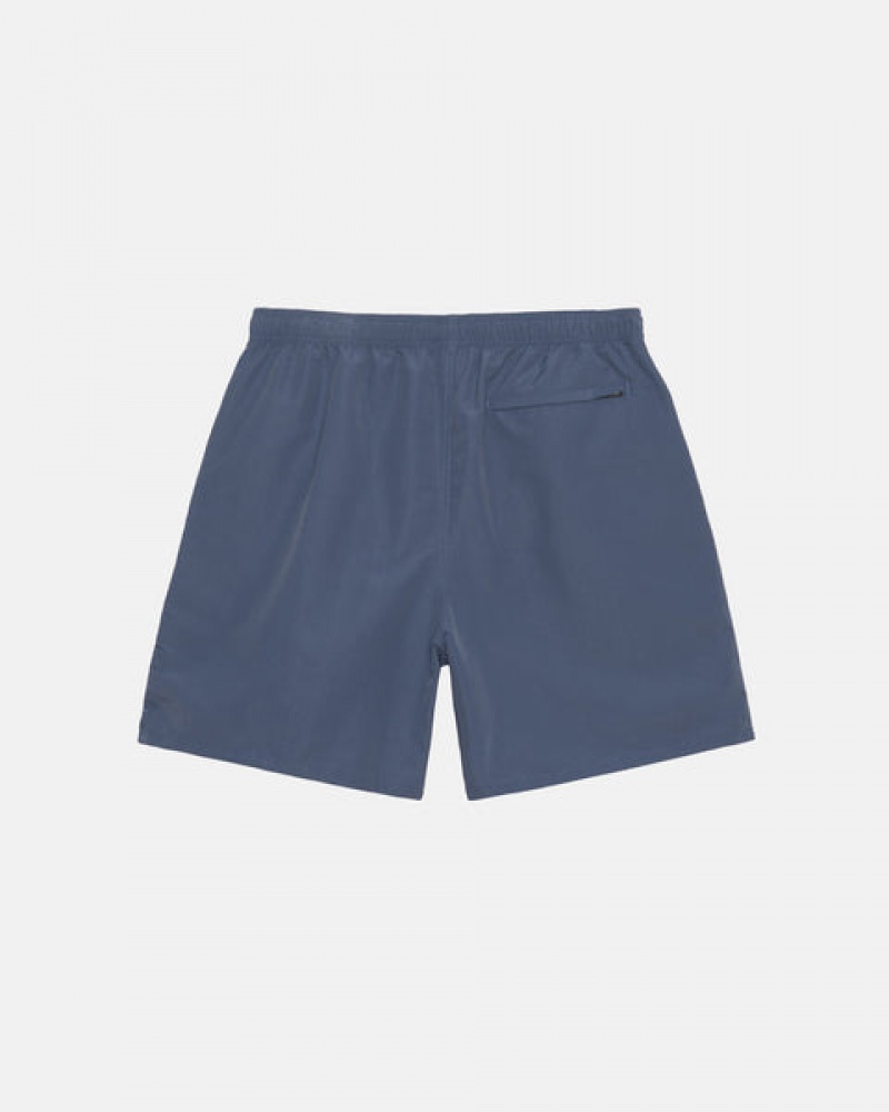 Calção Stussy Agua Curta Big Basic Masculino Azul Marinho Portugal | SAZ-7681