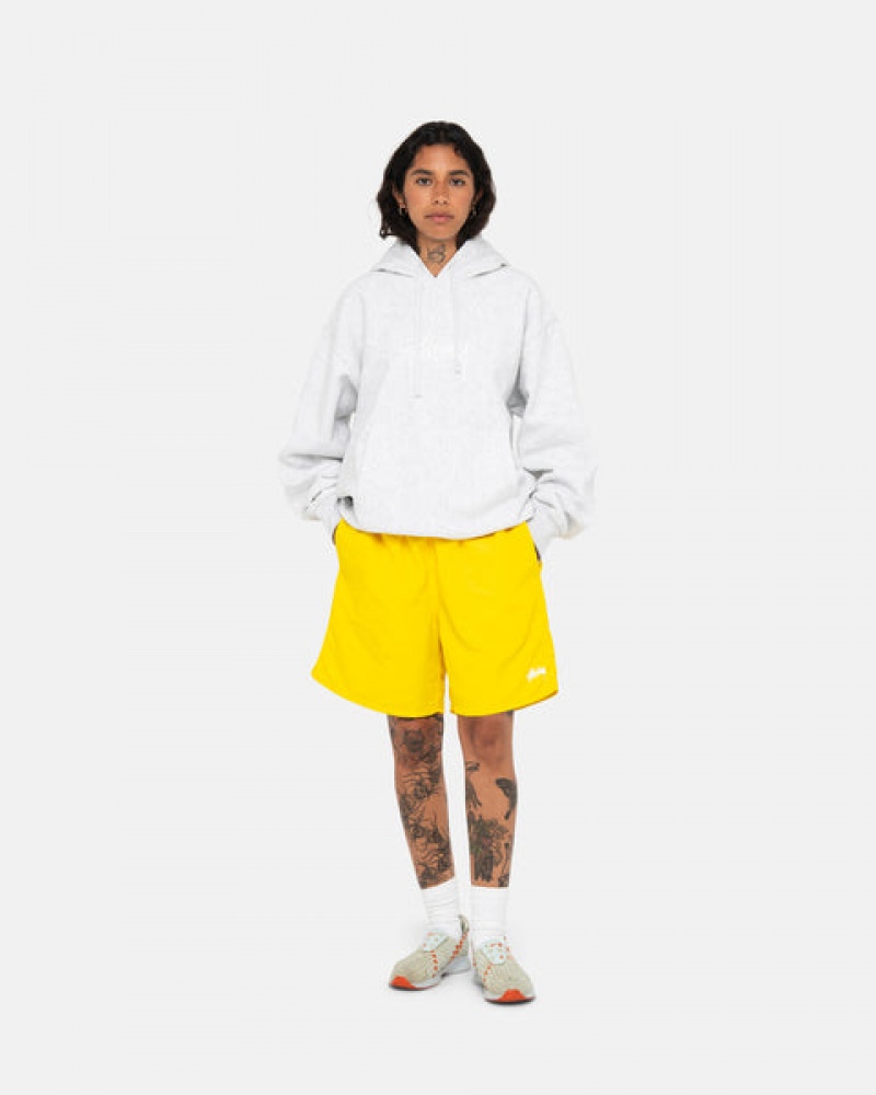 Calção Stussy Agua Curta Stock Feminino Amarelas Portugal | ZZJ-1503