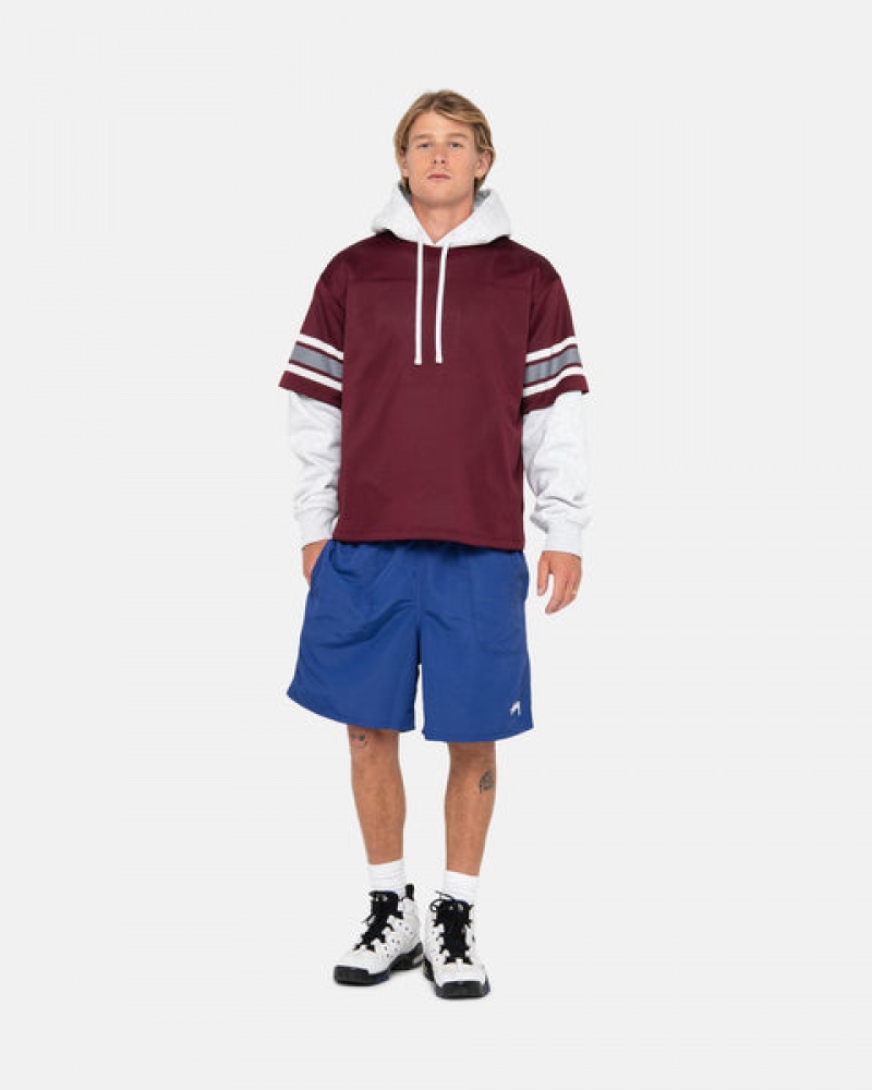 Calção Stussy Agua Curta Stock Masculino Azuis Portugal | SKZ-0596