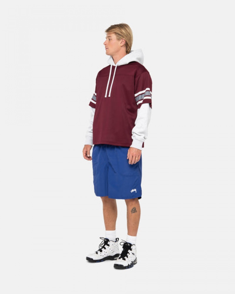 Calção Stussy Agua Curta Stock Masculino Azuis Portugal | SKZ-0596