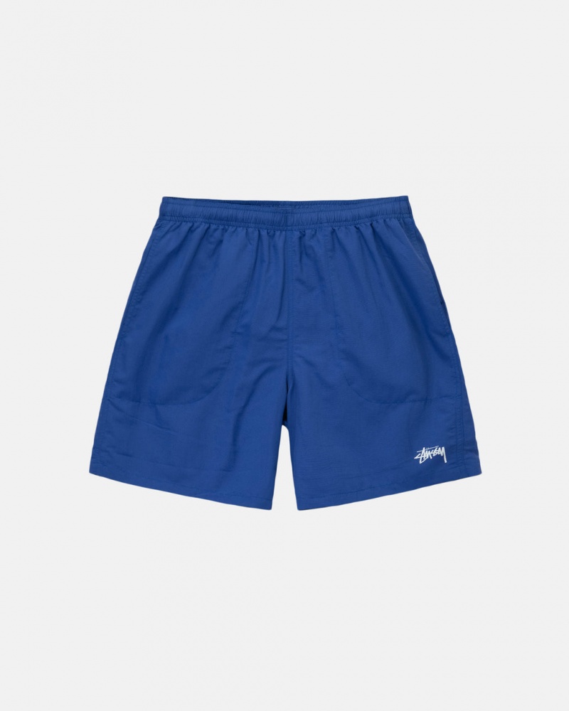 Calção Stussy Agua Curta Stock Masculino Azuis Portugal | SKZ-0596