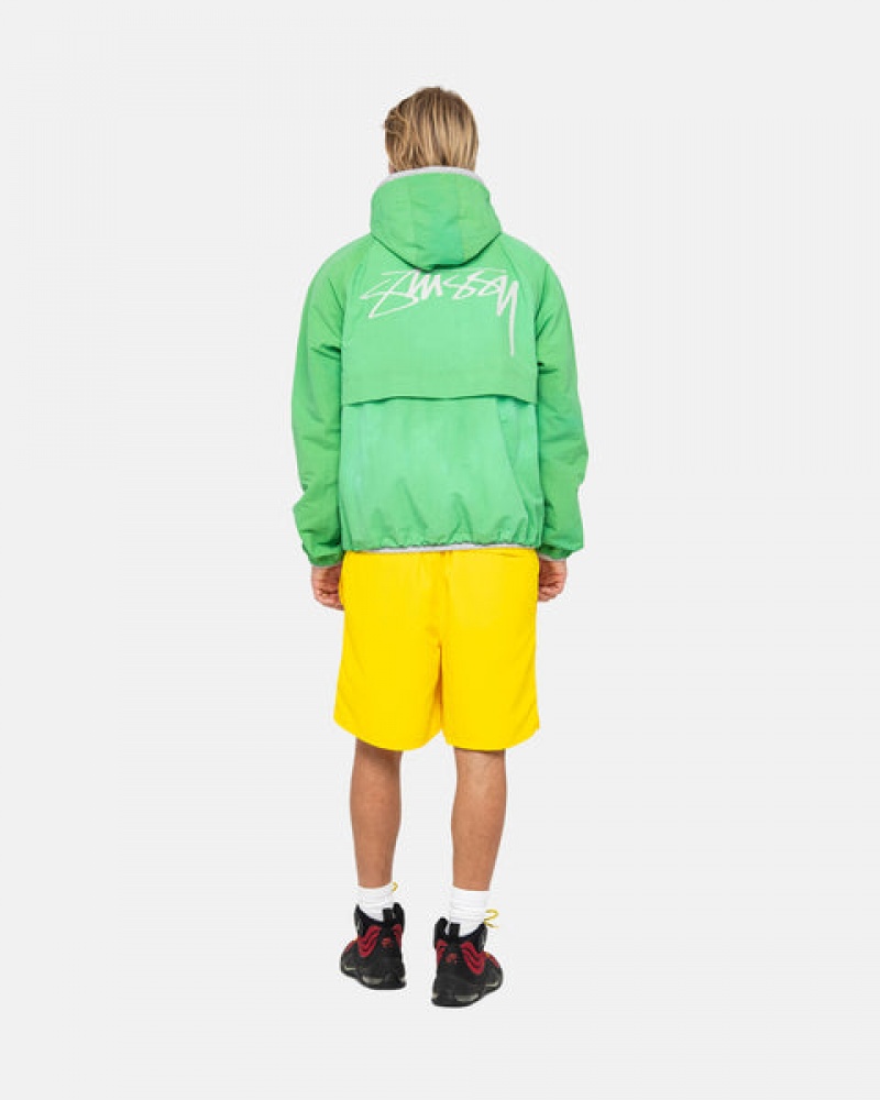 Calção Stussy Agua Curta Stock Masculino Amarelas Portugal | YWX-0608