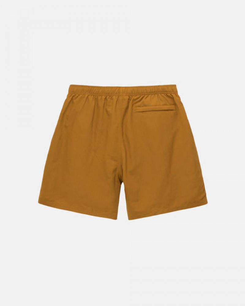 Calção Stussy Agua Curta Stock Masculino Marrom Portugal | YLS-0616