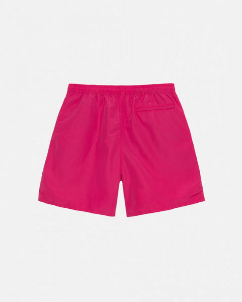 Calção Stussy Agua Curta Stock Masculino Rosa Portugal | QYW-0764