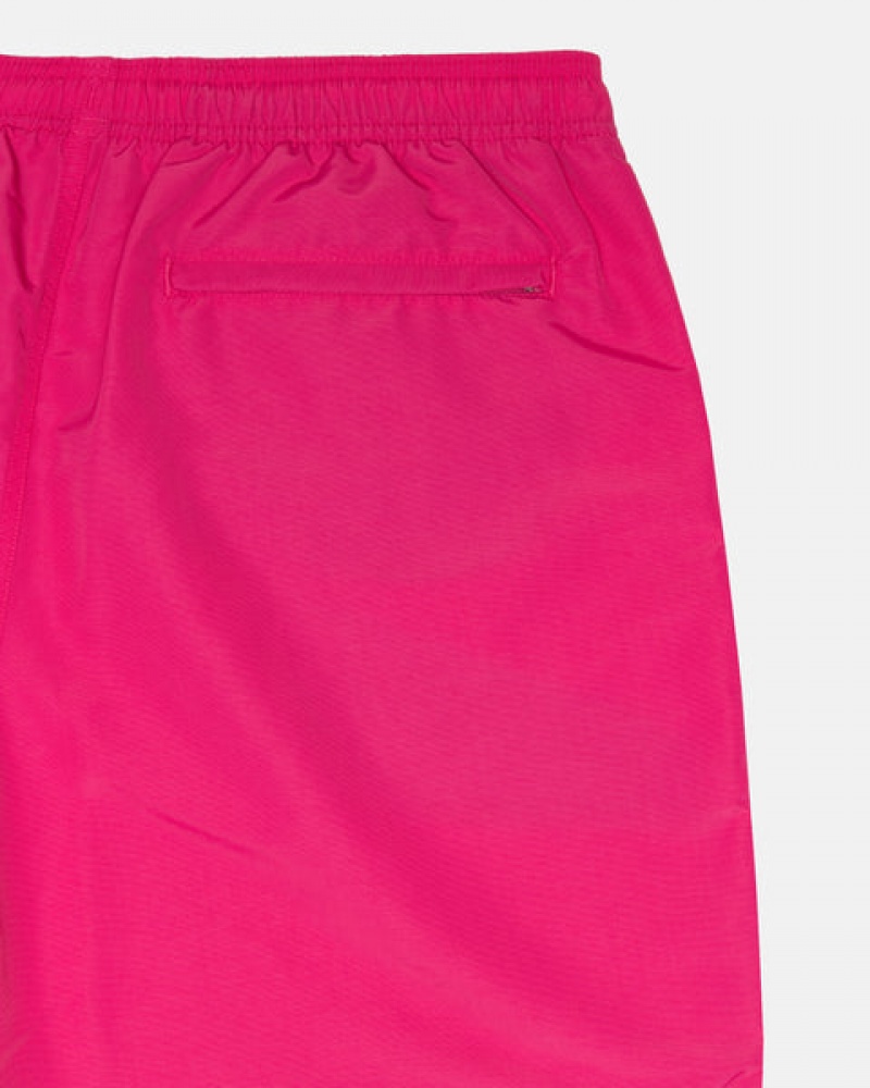 Calção Stussy Agua Curta Stock Masculino Rosa Portugal | QYW-0764