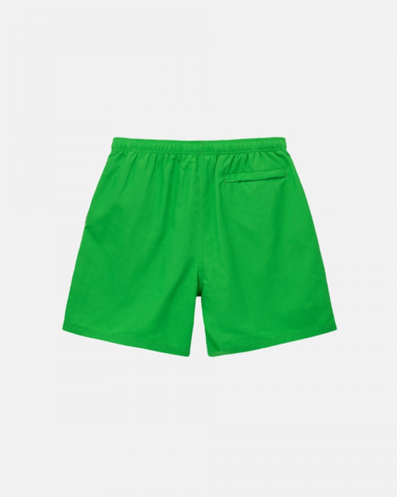 Calção Stussy Agua Curta Stock Masculino Verdes Portugal | GKM-2655