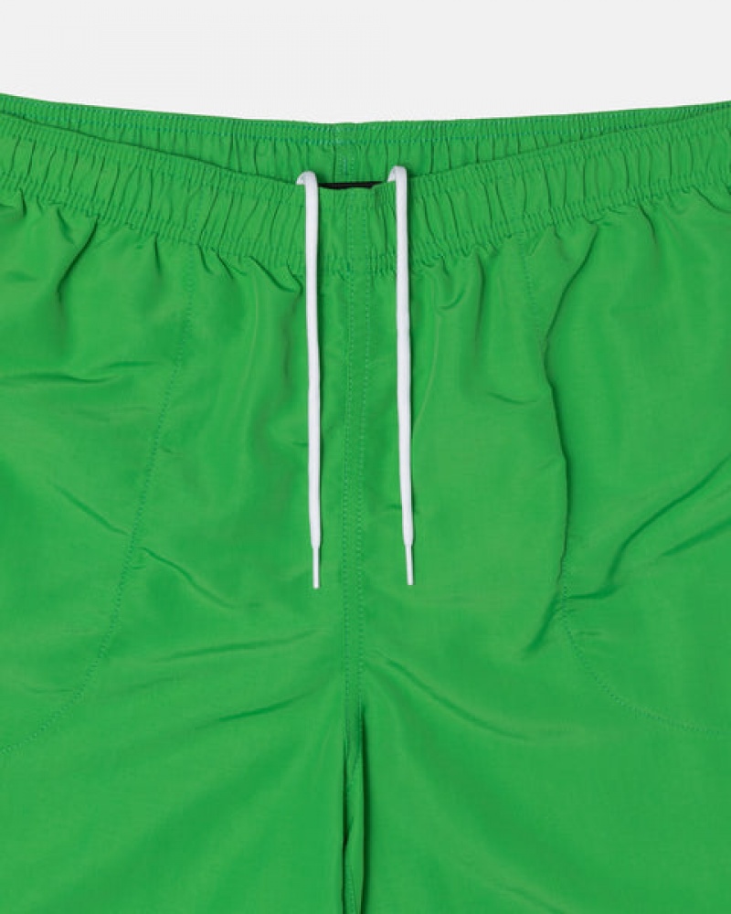 Calção Stussy Agua Curta Stock Masculino Verdes Portugal | GKM-2655