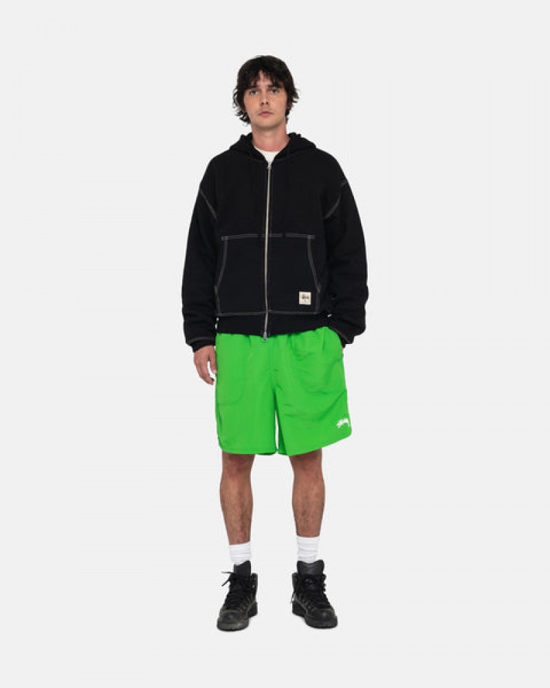 Calção Stussy Agua Curta Stock Masculino Verdes Portugal | GKM-2655