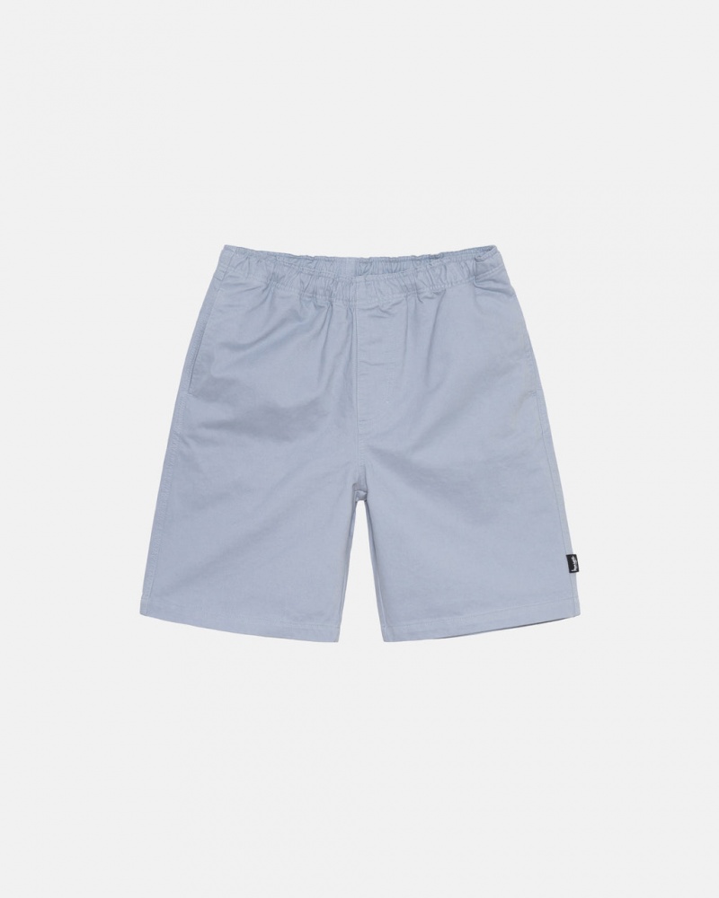 Calção Stussy Brushed Beach Curta Feminino Azuis Portugal | BQP-9027