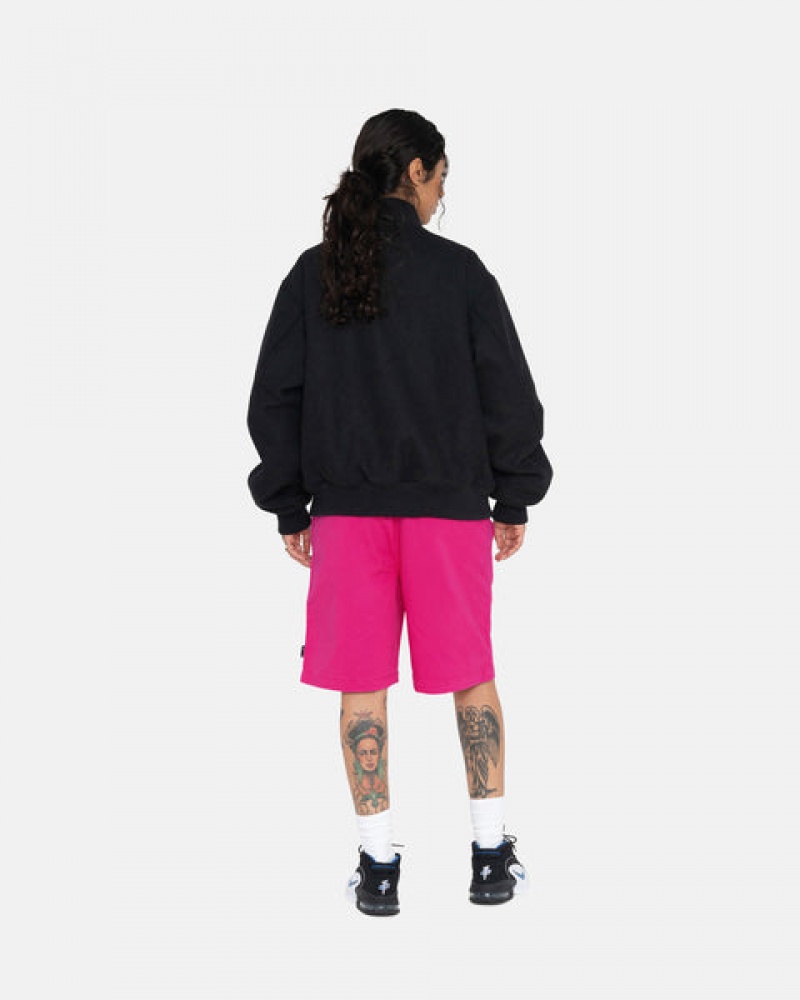 Calção Stussy Brushed Beach Curta Feminino Rosa Portugal | XYX-2656