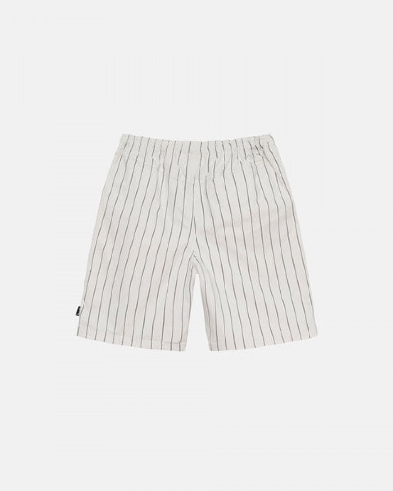 Calção Stussy Brushed Beach Curta Masculino Bege Portugal | JUL-7921