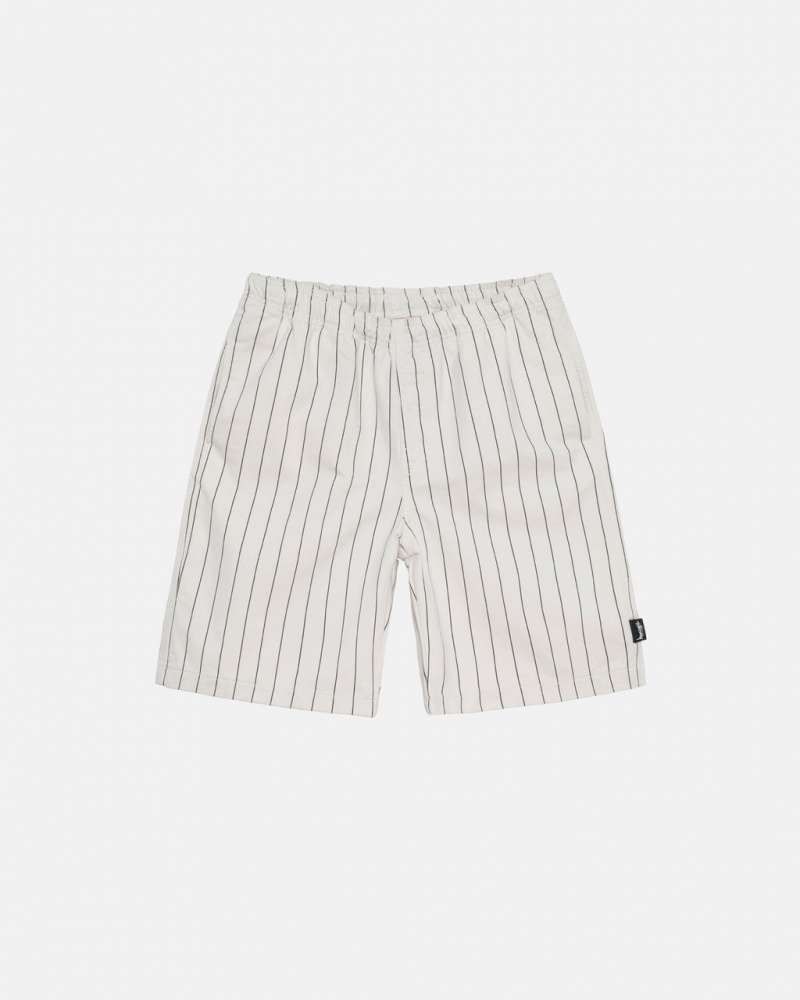 Calção Stussy Brushed Beach Curta Masculino Bege Portugal | JUL-7921