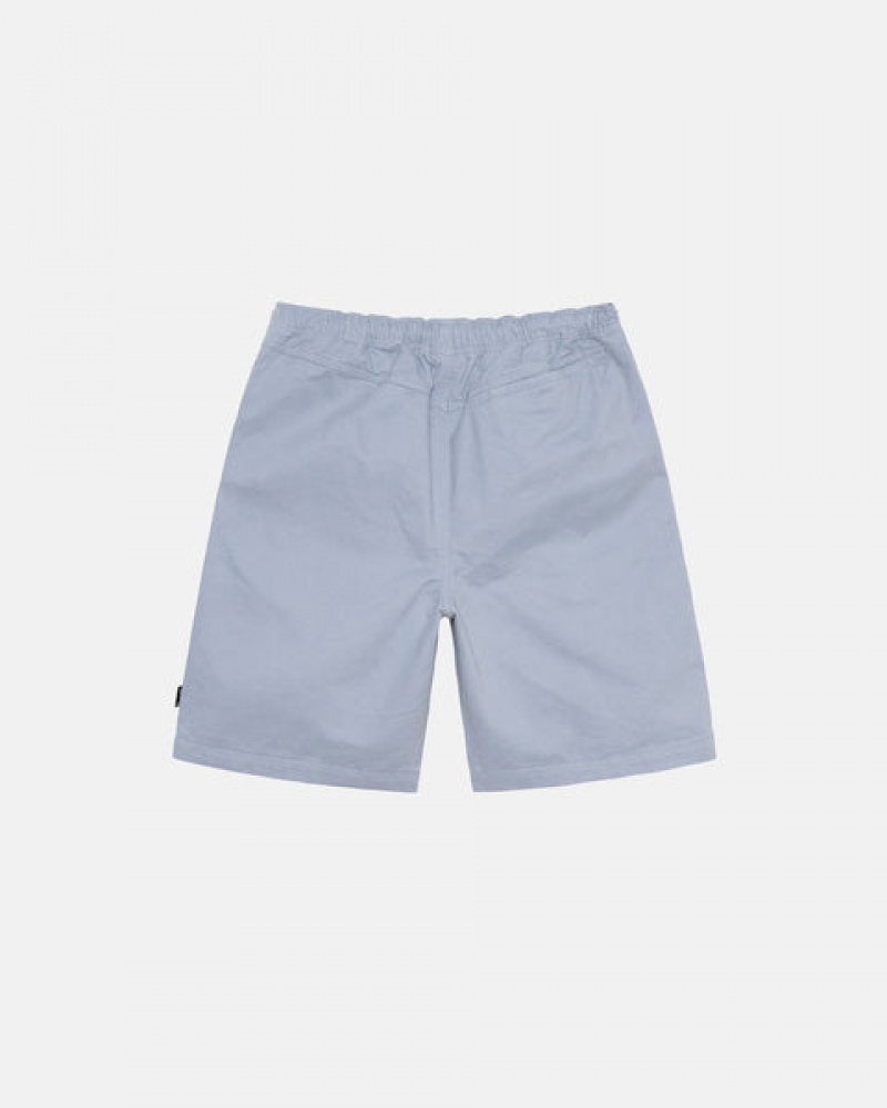 Calção Stussy Brushed Beach Curta Masculino Azuis Portugal | VDX-6877