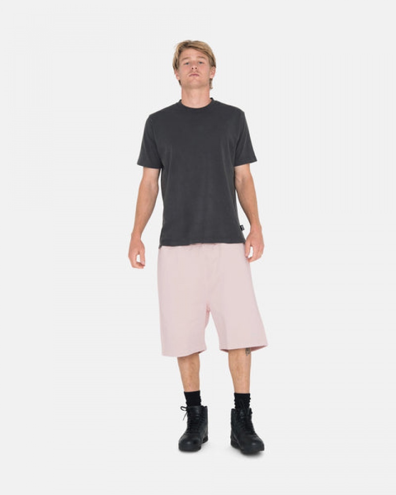 Calção Stussy Overdyed Stock Logo Curta Masculino Rosa Portugal | AGJ-9343