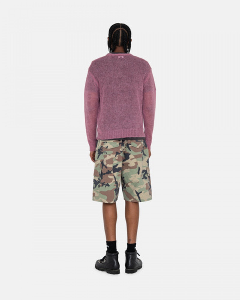 Calção Stussy Ripstop Cargo Beach Curta Feminino Camufladas Portugal | DOH-5347