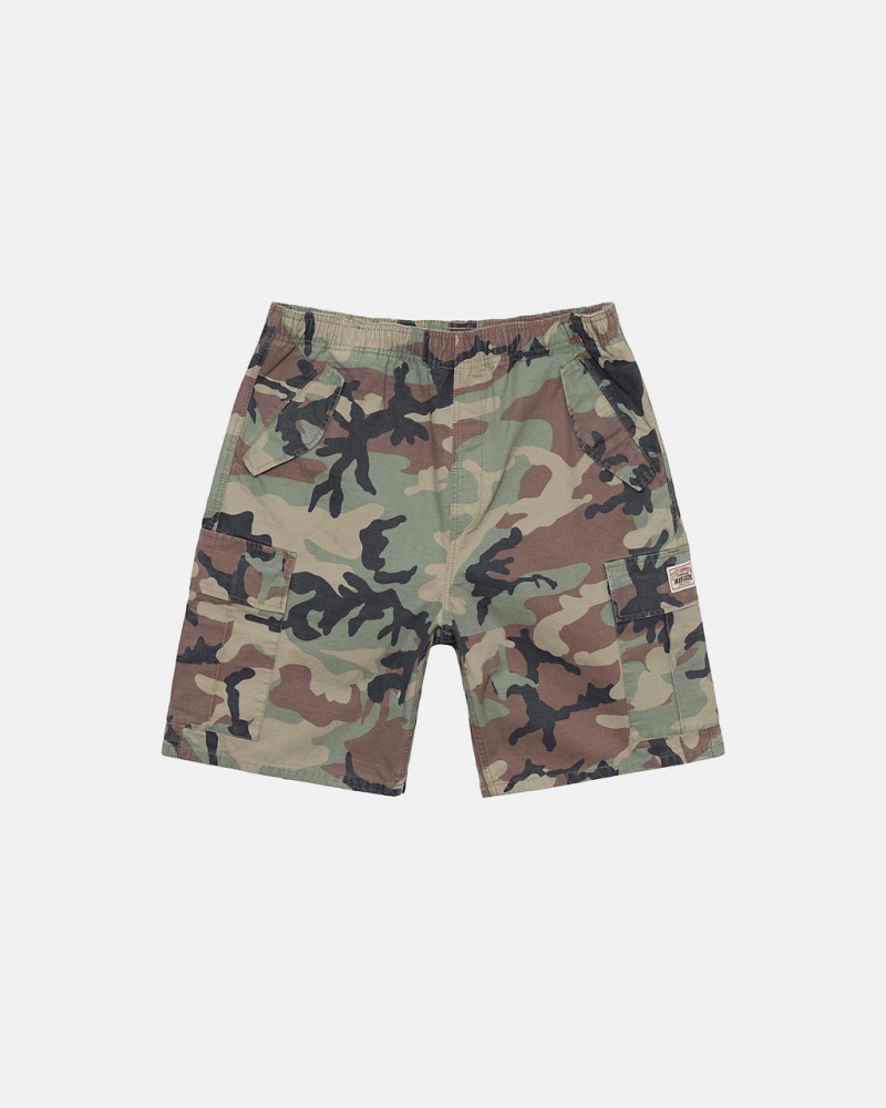 Calção Stussy Ripstop Cargo Beach Curta Feminino Camufladas Portugal | DOH-5347