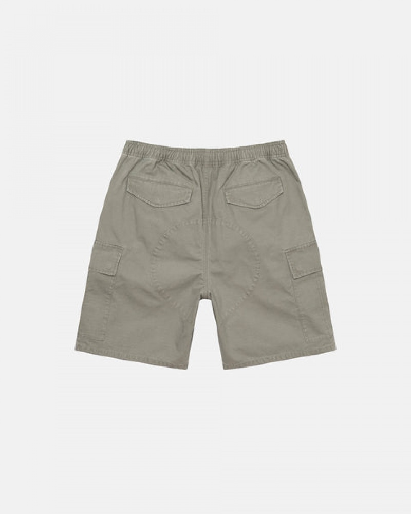 Calção Stussy Ripstop Cargo Beach Curta Feminino Verde Oliva Portugal | HPU-0425