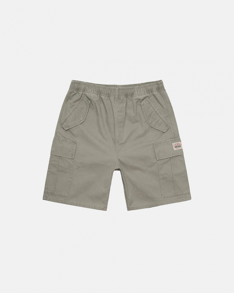 Calção Stussy Ripstop Cargo Beach Curta Feminino Verde Oliva Portugal | HPU-0425