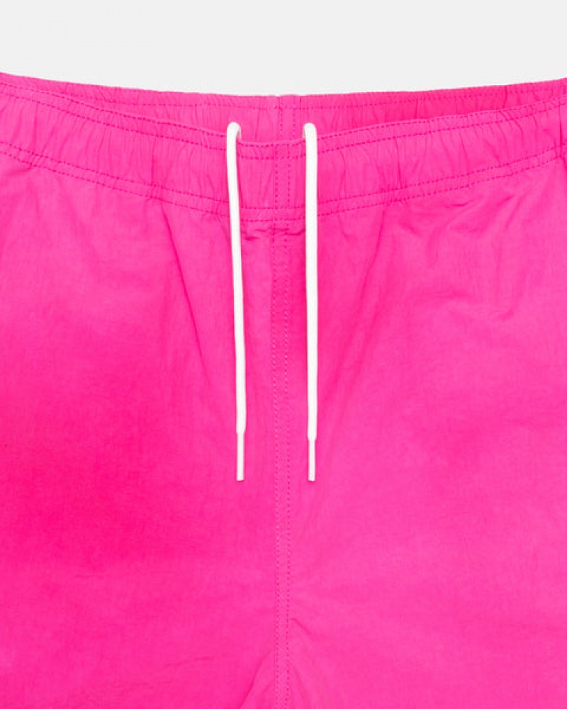 Calção Stussy Wave Dye Nylon Curta Feminino Fucsia Portugal | KOM-9000