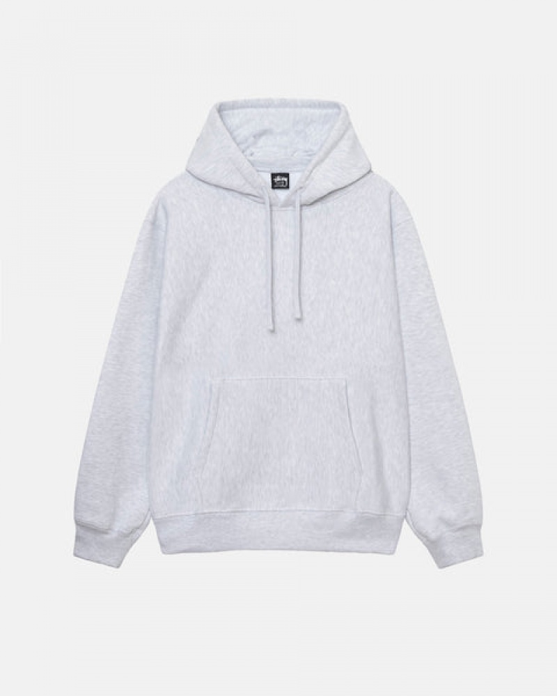 Hoodie Stussy Back Hood Applique Hoodie Feminino Cinzentas Portugal | AWH-8518