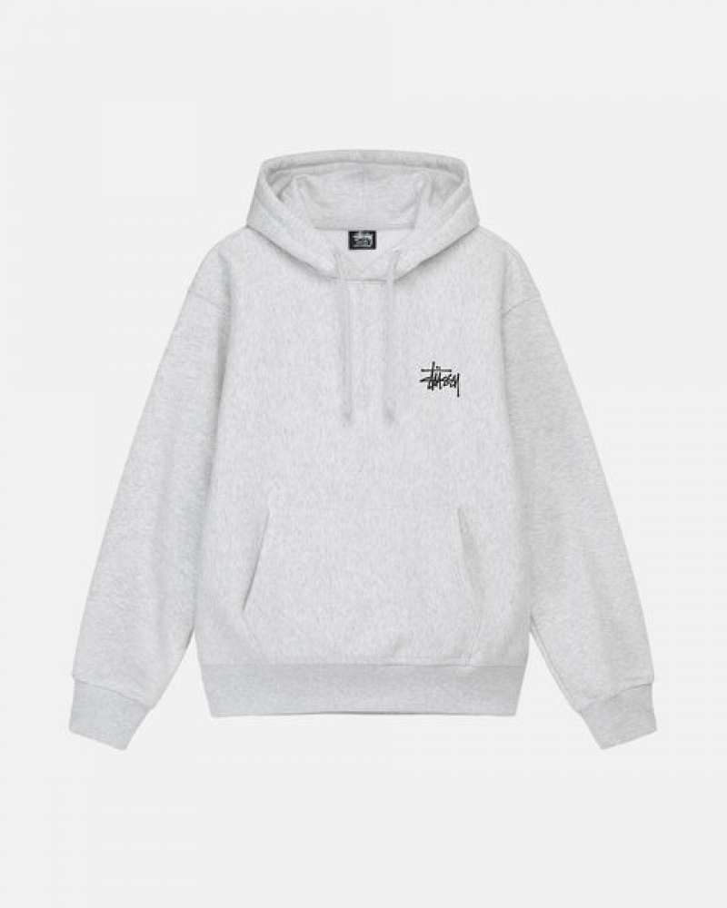 Hoodie Stussy Basic Stussy Hoodie Masculino Cinzentas Portugal | NOM-0952