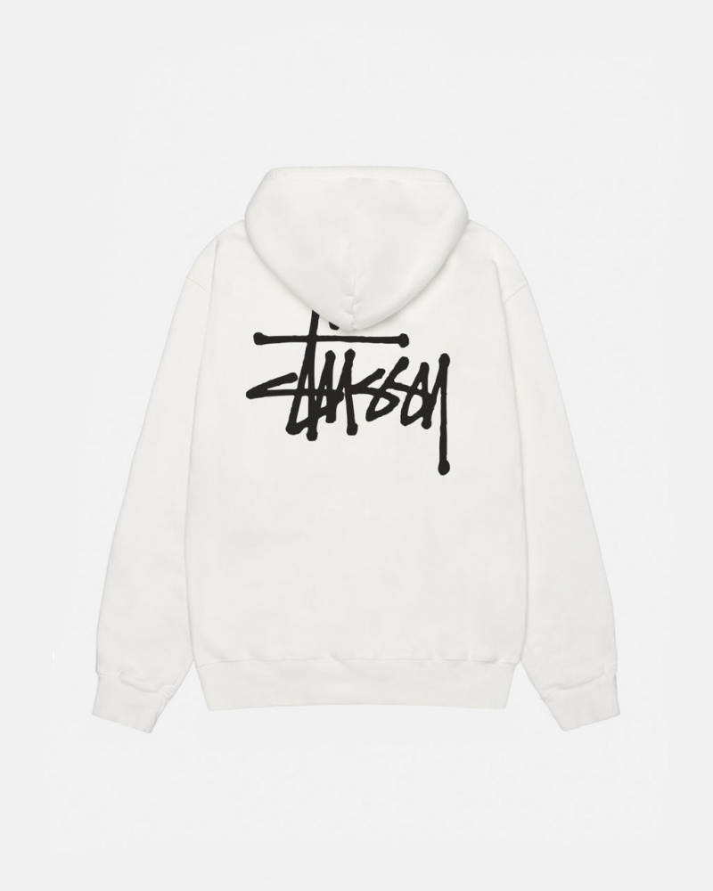 Hoodie Stussy Basic Stussy Hoodie Pigment Dyed Masculino Bege Portugal | UVX-6075