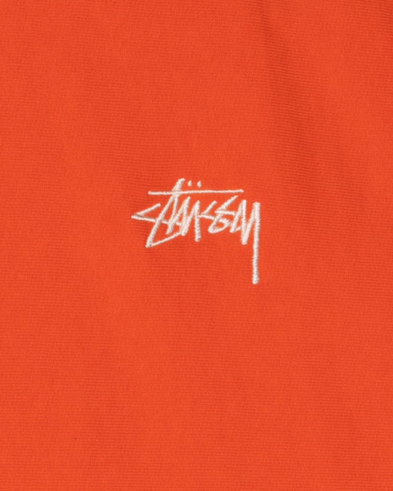 Hoodie Stussy Overdyed Stock Logo Hoodie Masculino Laranja Portugal | CVE-0313