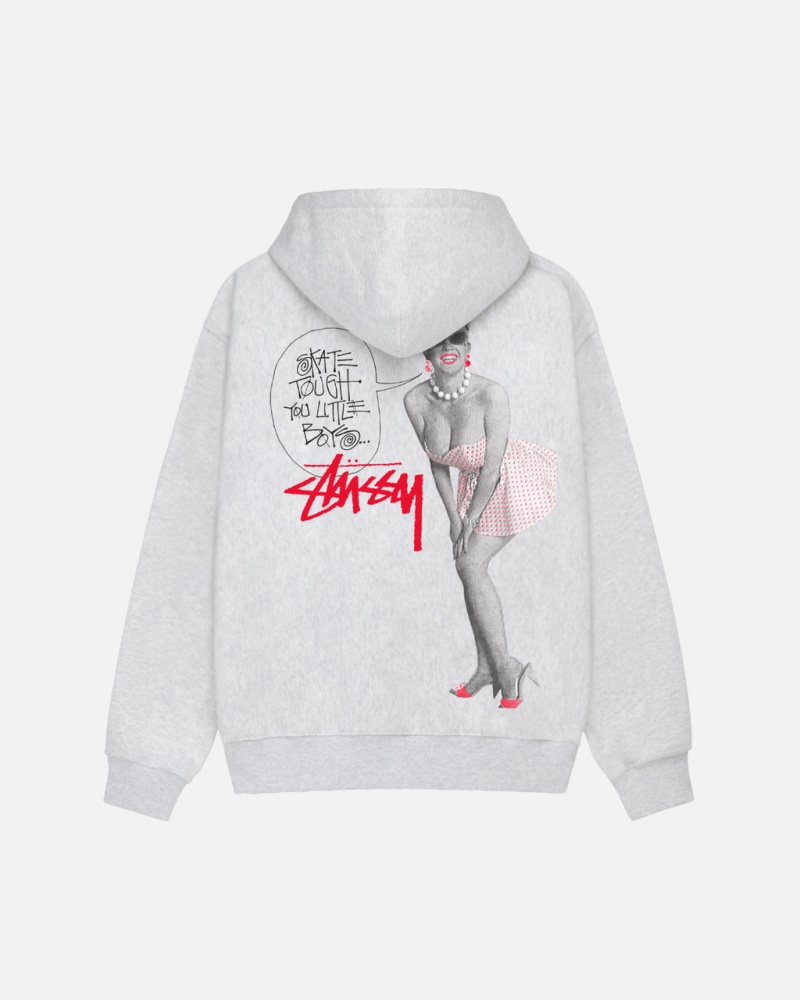 Hoodie Stussy Skate Tough Hoodie Masculino Cinzentas Portugal | YSP-7479