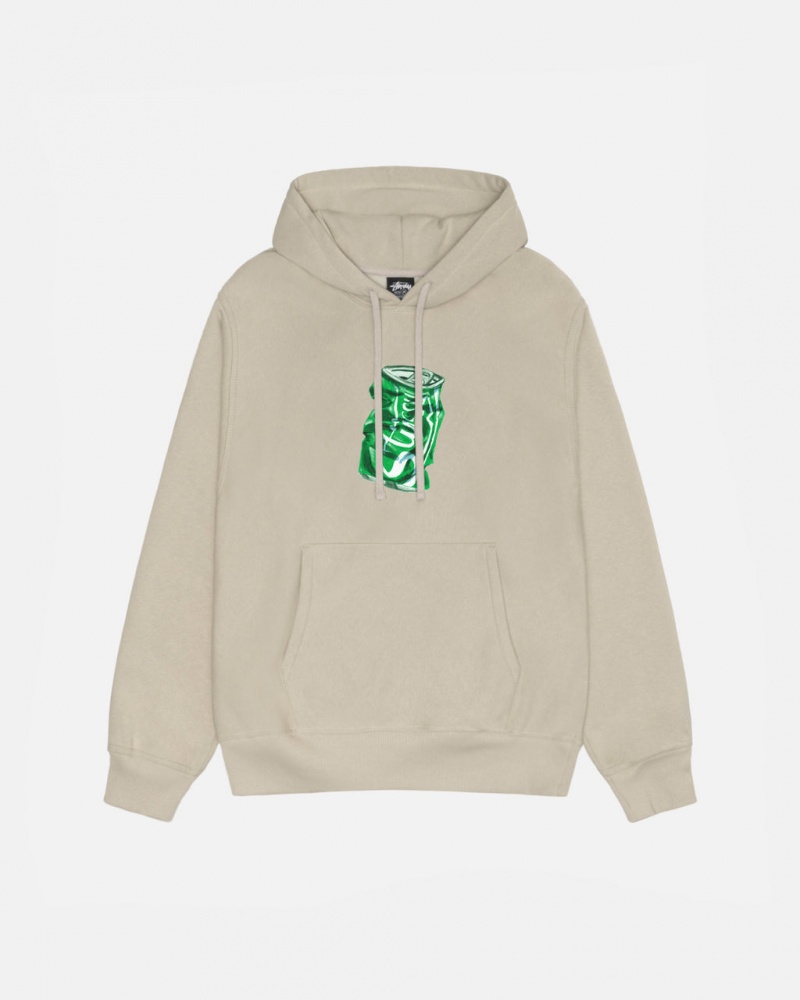 Hoodie Stussy Soda Can Hoodie Feminino Caqui Portugal | NVY-0462