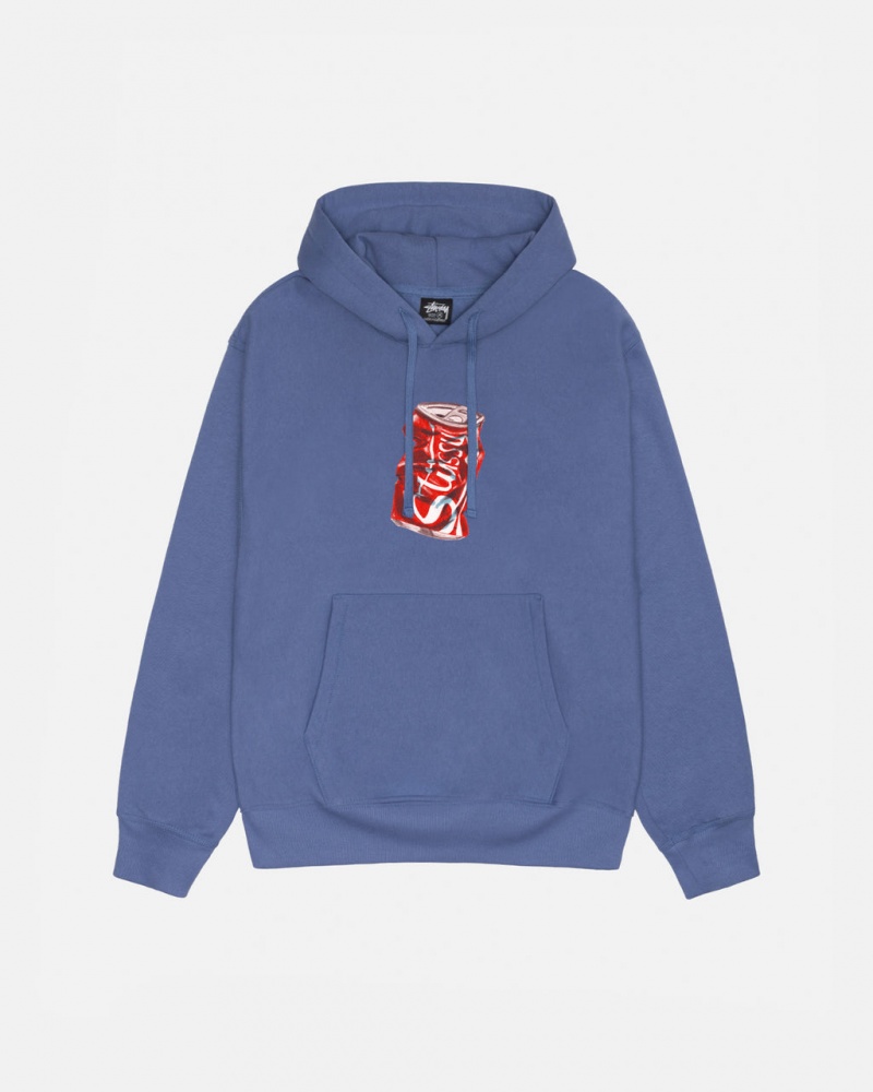 Hoodie Stussy Soda Can Hoodie Feminino Azul Marinho Azuis Portugal | PWN-0557