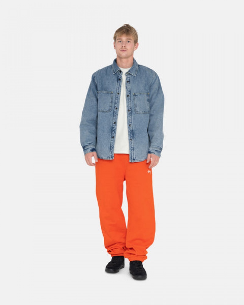 Sweatshirts Stussy Overdyed Stock Logo Pant Masculino Laranja Portugal | ZGH-0809