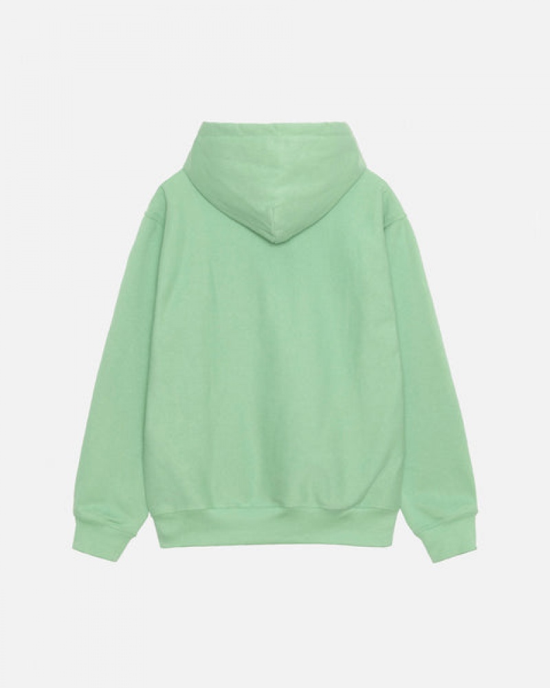 Sweatshirts Stussy Stock Logo Hood Feminino Verdes Portugal | JUC-4196