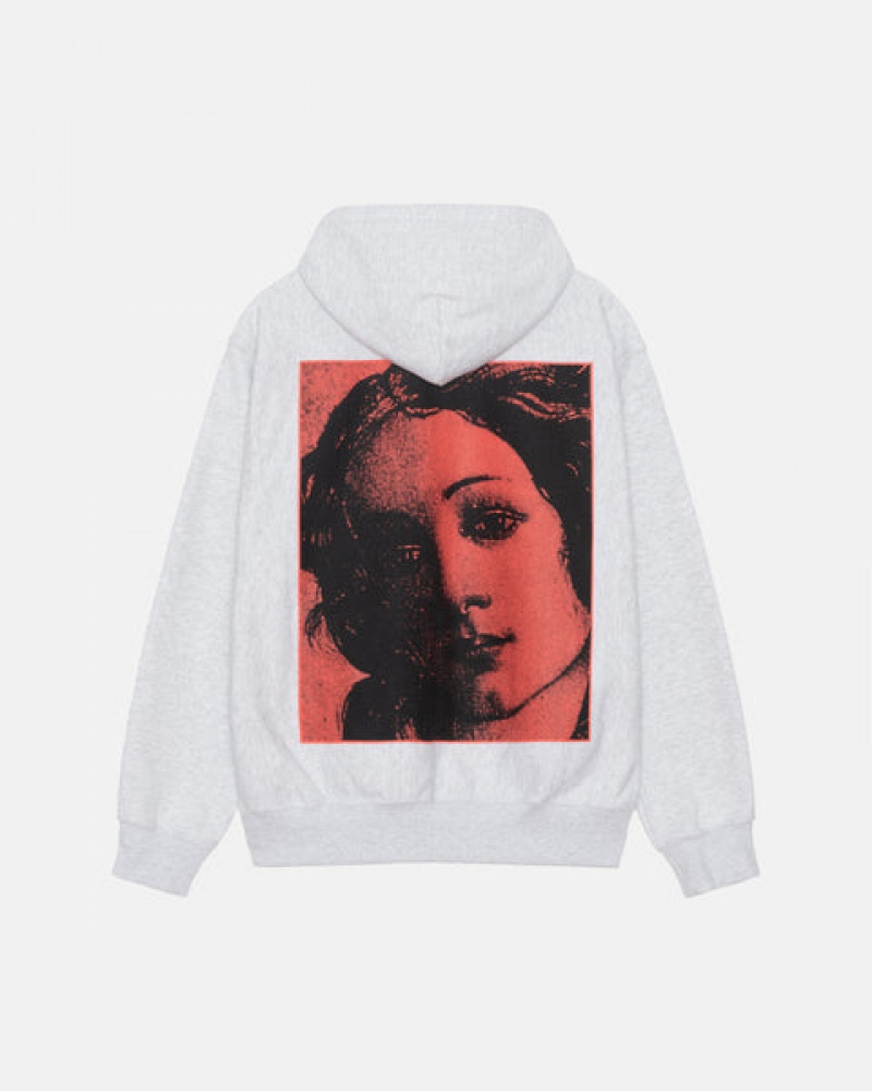 Sweatshirts Stussy Venus Zip Hood Feminino Cinzentas Portugal | PVF-0999