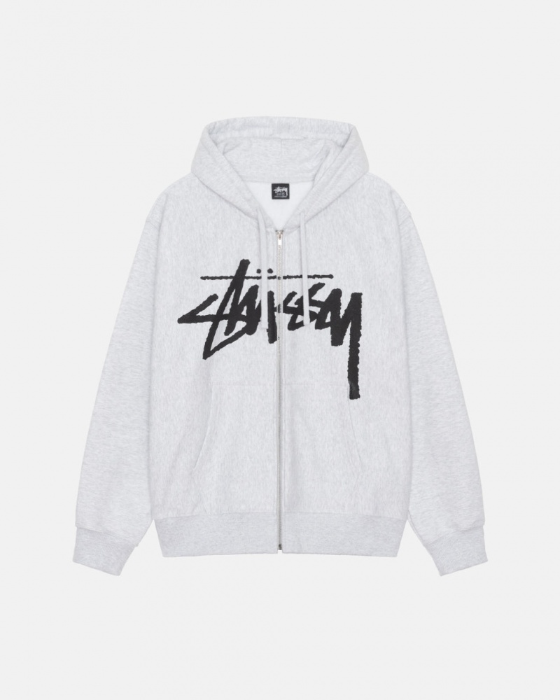 Sweatshirts Stussy Venus Zip Hood Masculino Cinzentas Portugal | DLA-3514