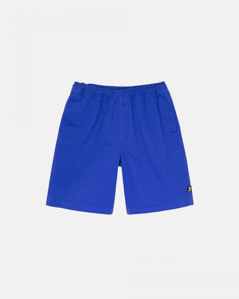 Roupa De Banho Stussy Brushed Beach Curta Masculino Azuis Portugal | ZOV-5188