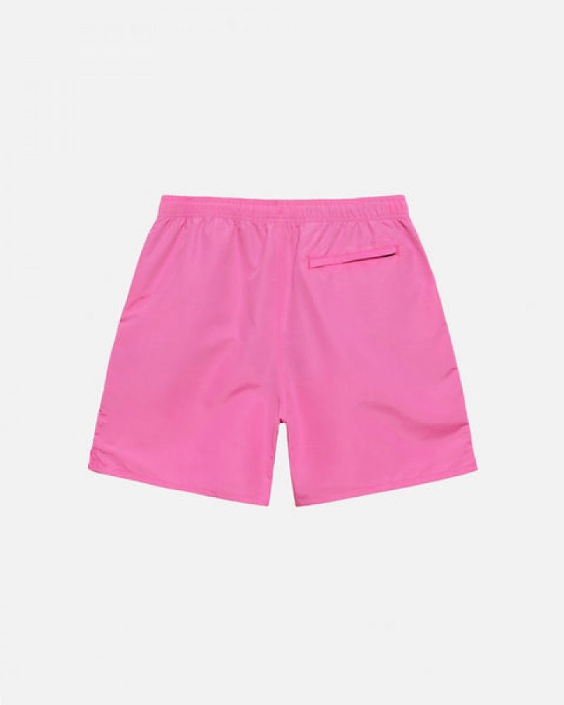 Roupa De Banho Stussy Stock Agua Curta Masculino Rosa Portugal | LZO-1959