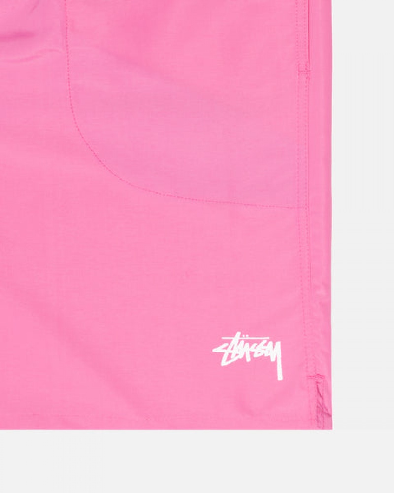 Roupa De Banho Stussy Stock Agua Curta Masculino Rosa Portugal | LZO-1959