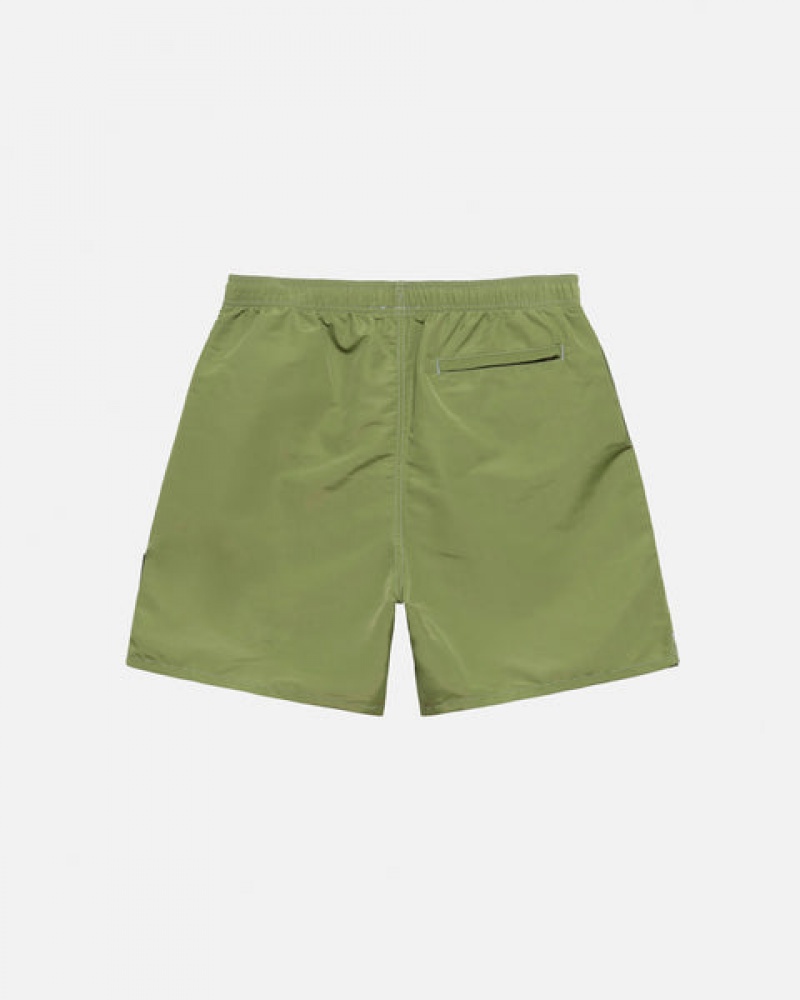 Roupa De Banho Stussy Surfman Patch Agua Curta Masculino Verdes Portugal | HXO-8105