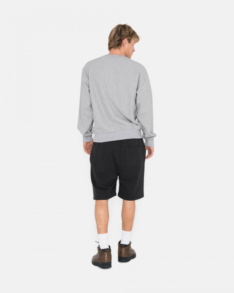 Sweatshorts Stussy Overdyed Stock Logo Sweat Curta Masculino Pretas Portugal | SWF-7179