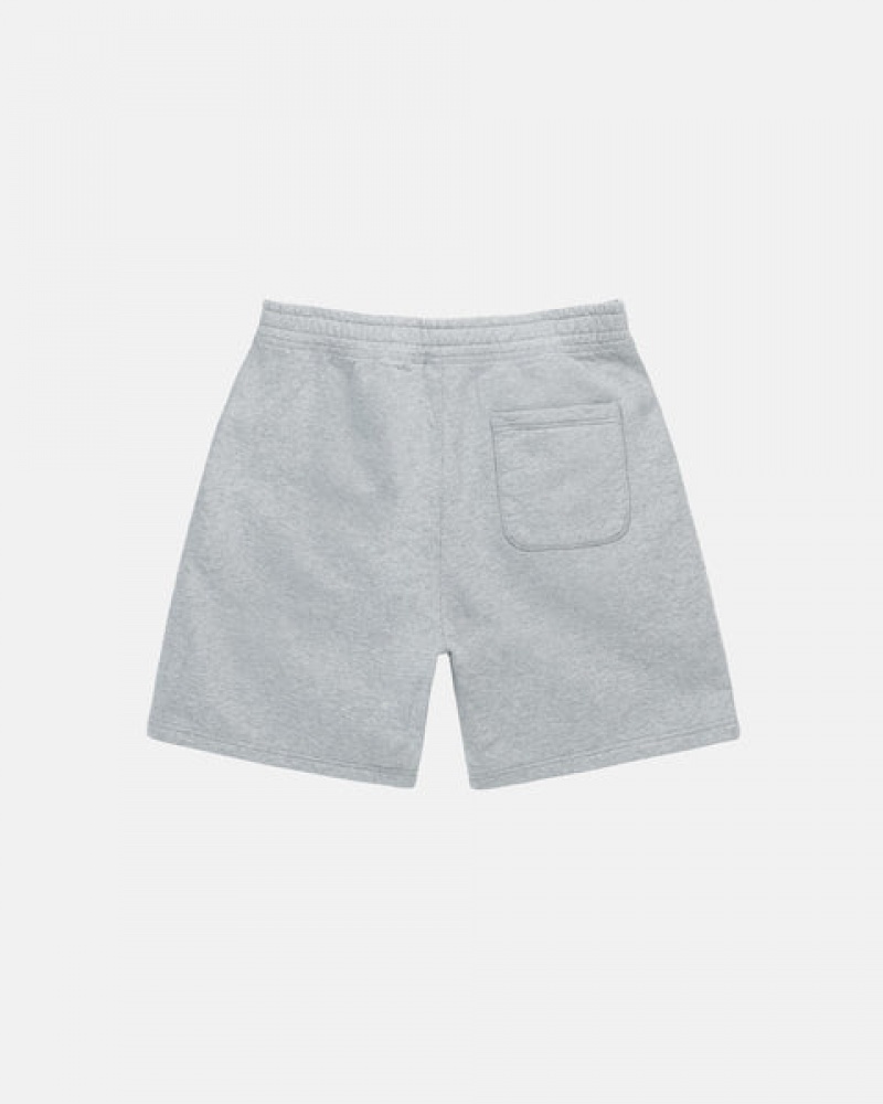 Sweatshorts Stussy Stock Logo Sweat Curta Masculino Cinzentas Portugal | LAX-5139